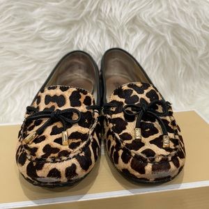 💫Used MICHAEL KORS DAISY CHEETAH MOCCASIN LOAFER